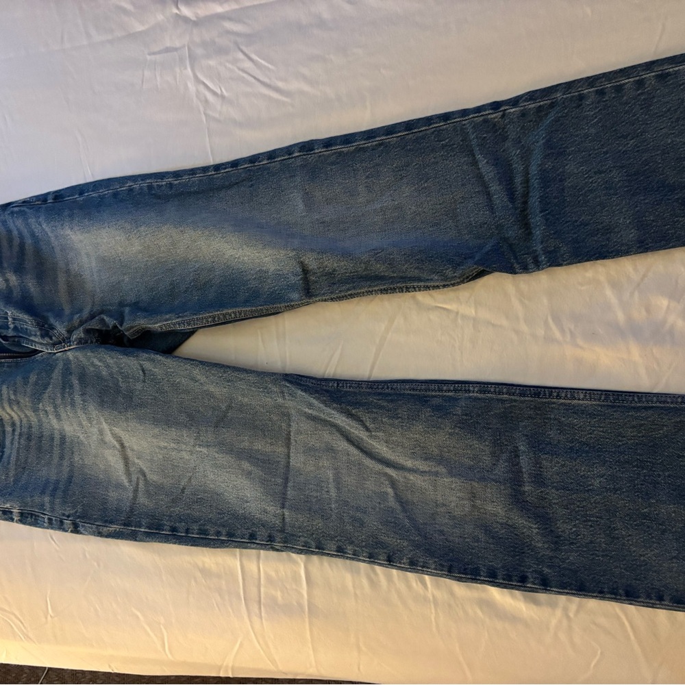 Women’s Blue Straight Leg Jeans